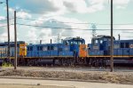 CSX Locomotives in the Yard